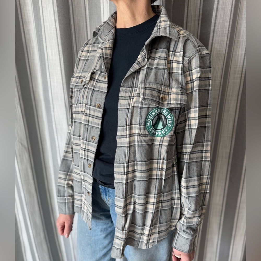 Mosinee Brewing Company Plaid Long Sleeve